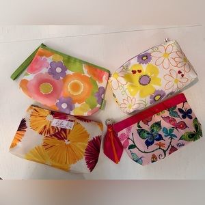 Makeup pouches set of 4 assorted styles